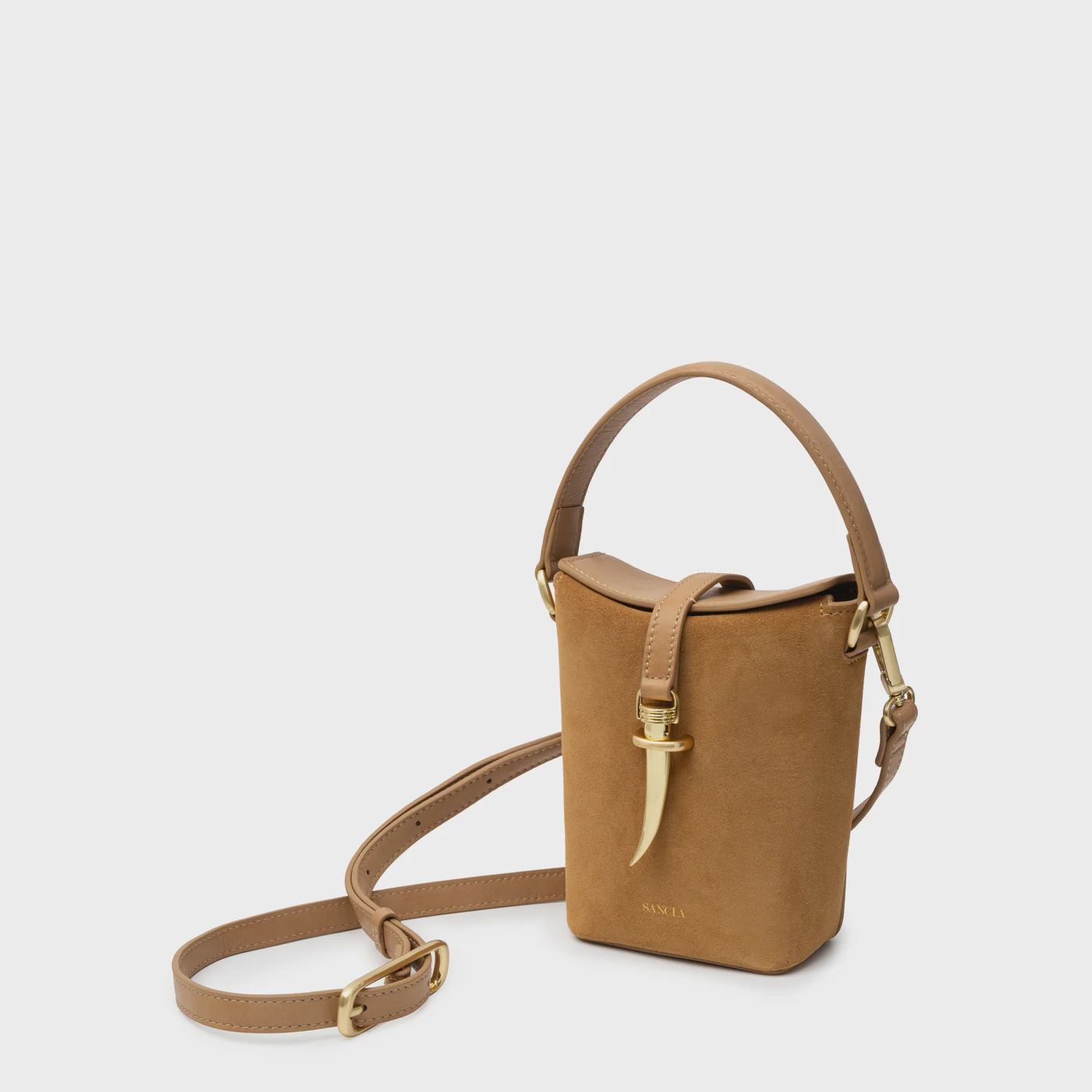 The Estelle Bucket Bag, Color: Latte