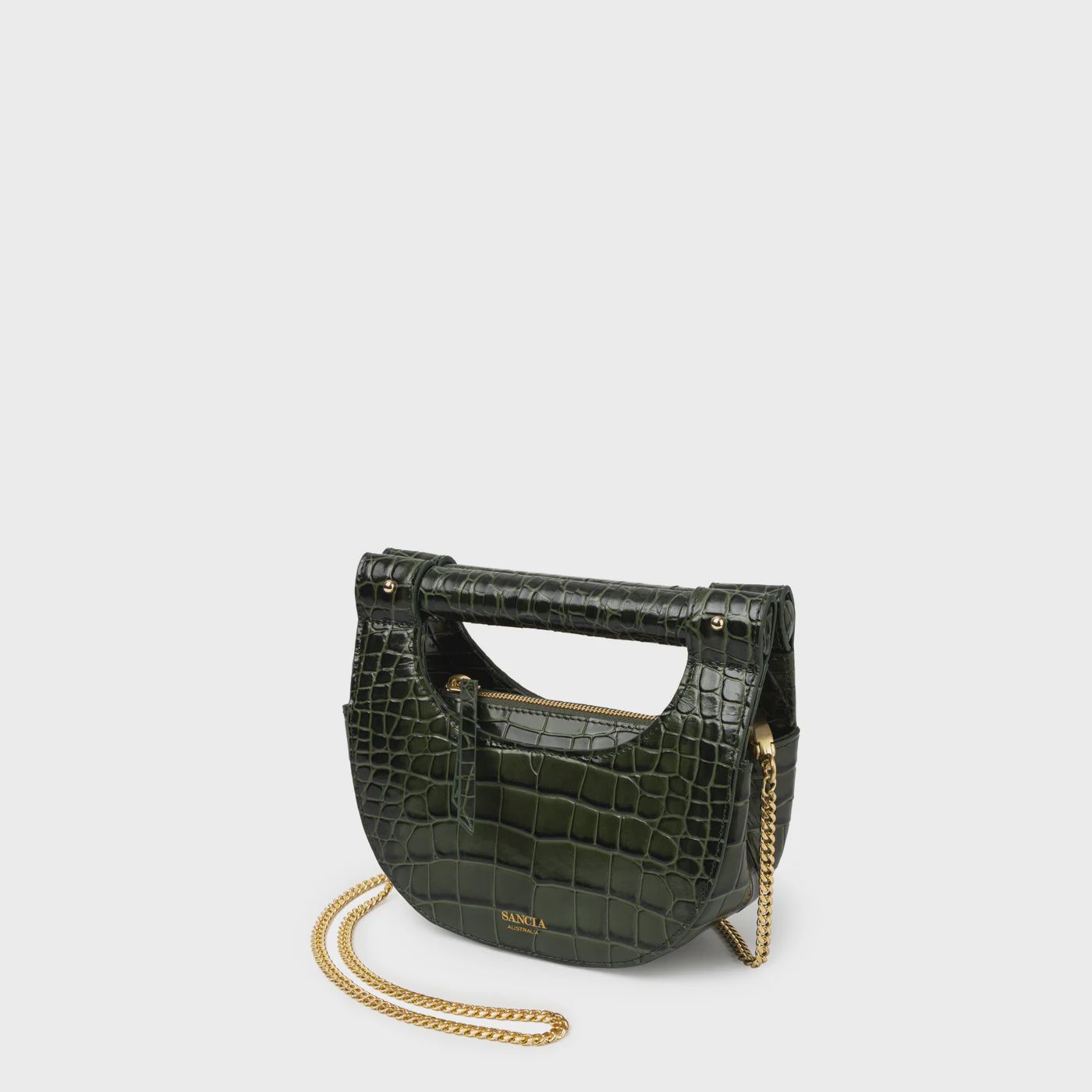 The Cybil Halfmoon Bag Kelp