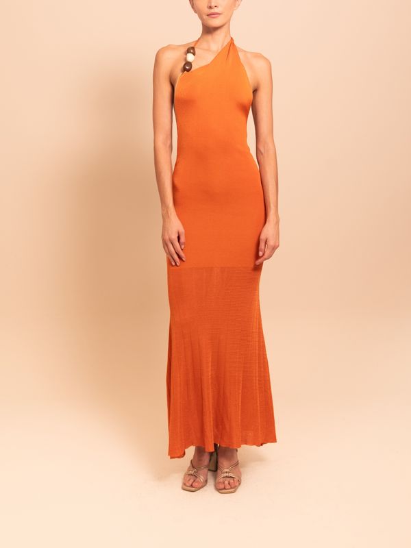 Liatris Maxi Dress Terracotta