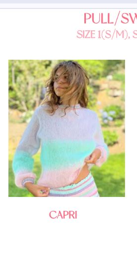 Sweater Tie Dye 3 Capri, Size: 1