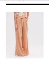 Tropic Linen Pant Brown, Size: 2