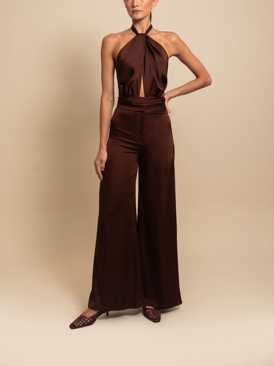 Sarabi Pant Espresso, Size: X-small