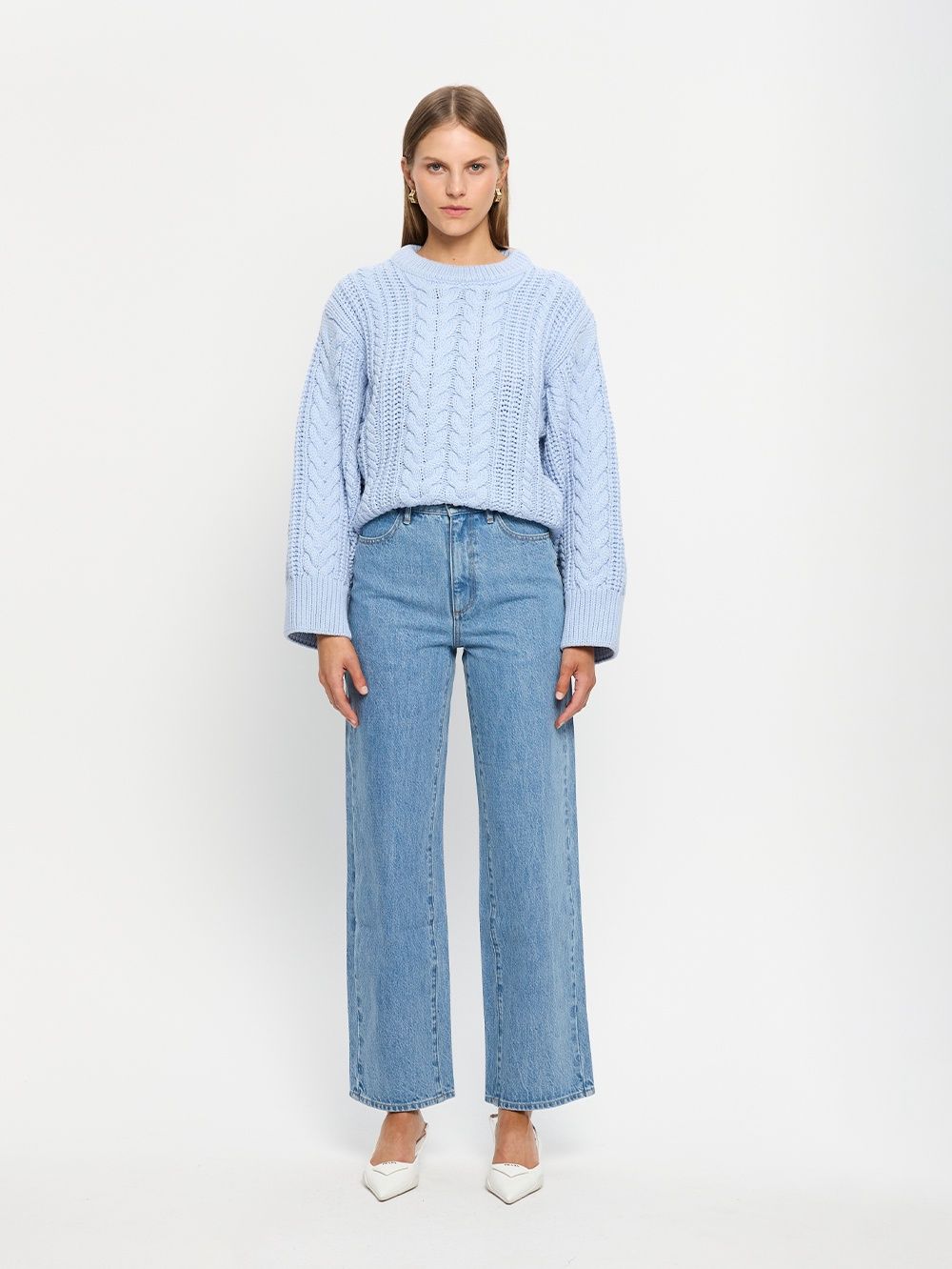 Brielle Knit Blue, Size: L