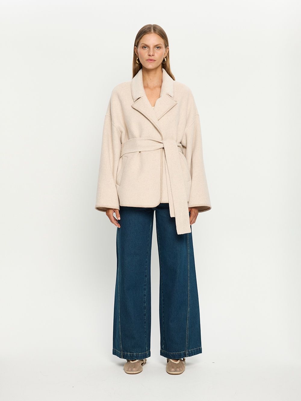 Josephina Coat Oat, Size: L