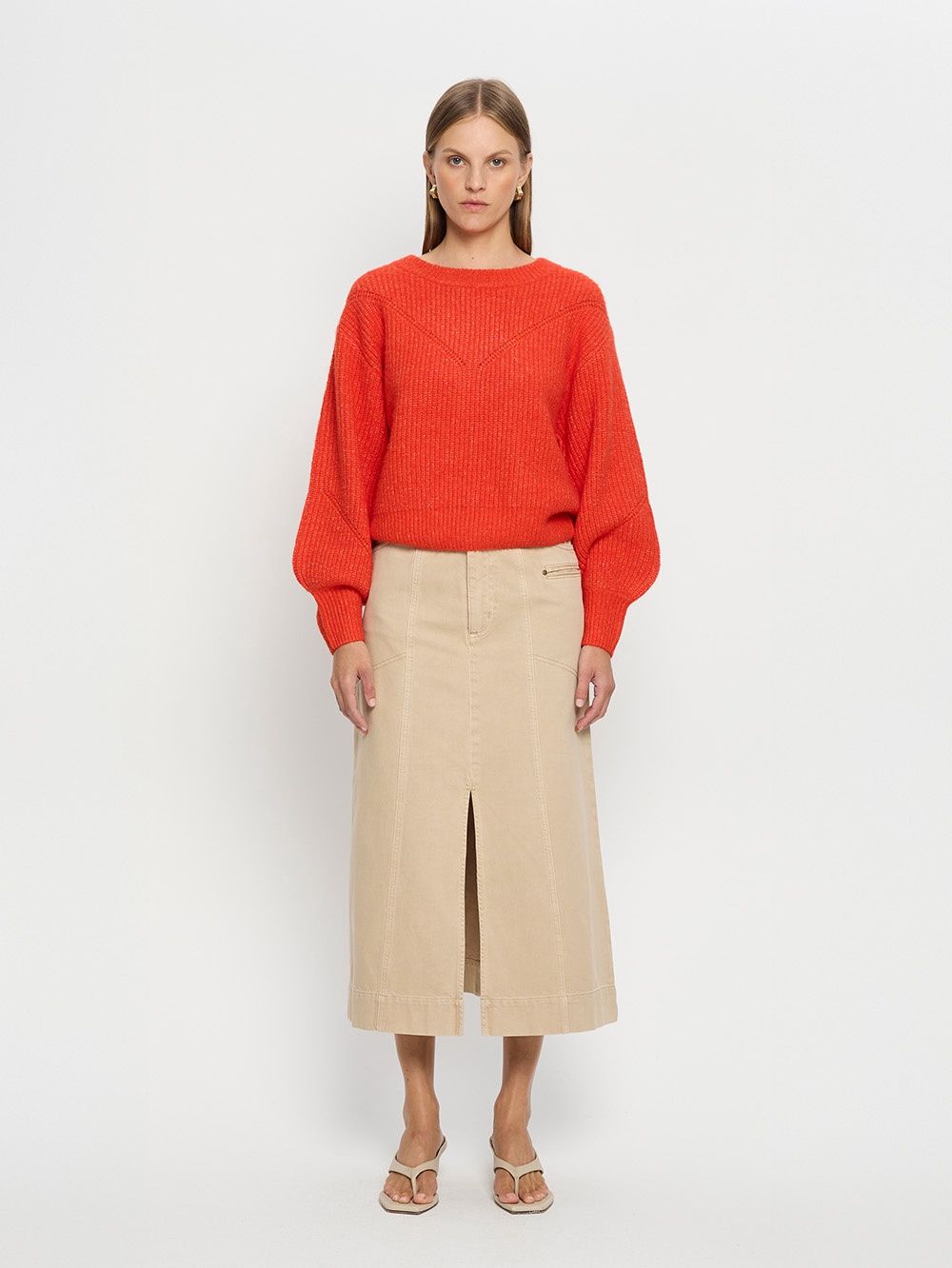 Reine Knit Red, Size: L
