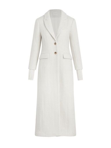 THE CITY COAT, Colour: white boucle, Season: fall 2023, Size: S