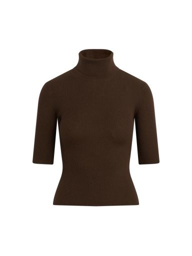 THE AMELIA TOP, Colour: coffee, Season: fall 2025, Size: XS