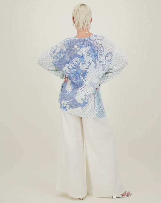 Ariel Wide Leg Pant Natural