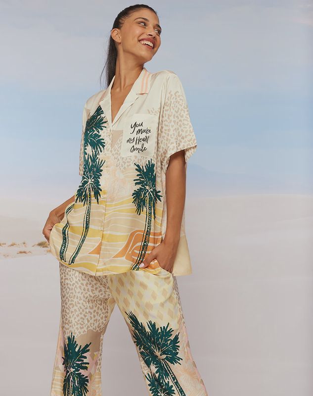 Lilian Knit Collar Shirt Vacation