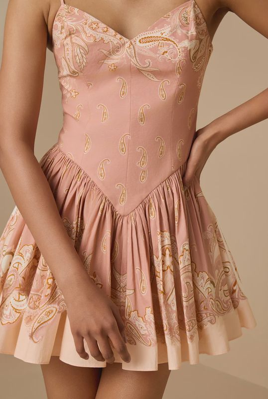 Fiza Short Dress Powder Pink