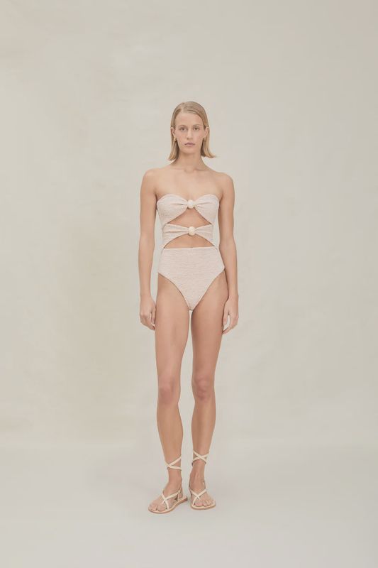 Misha Bathing Suit Full- Piece Fawn