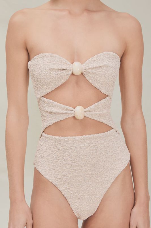 Misha Bathing Suit Full- Piece Fawn