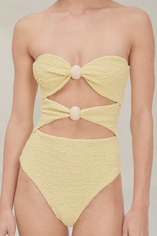 Misha Bathing Suit Full- Piece Lemon