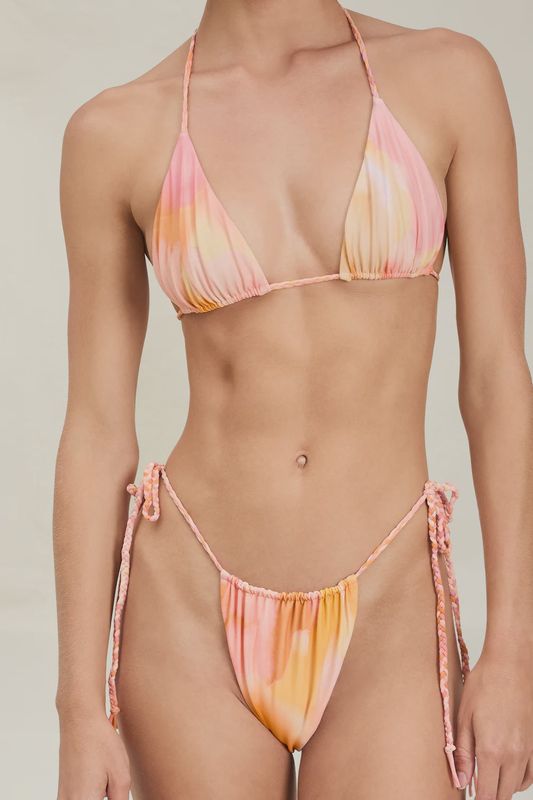 Whit Bathing Suit Bottom Sunset