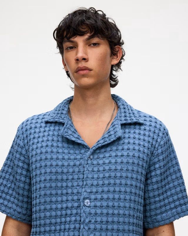 Men's Cuba Waffle Shirt Coronet