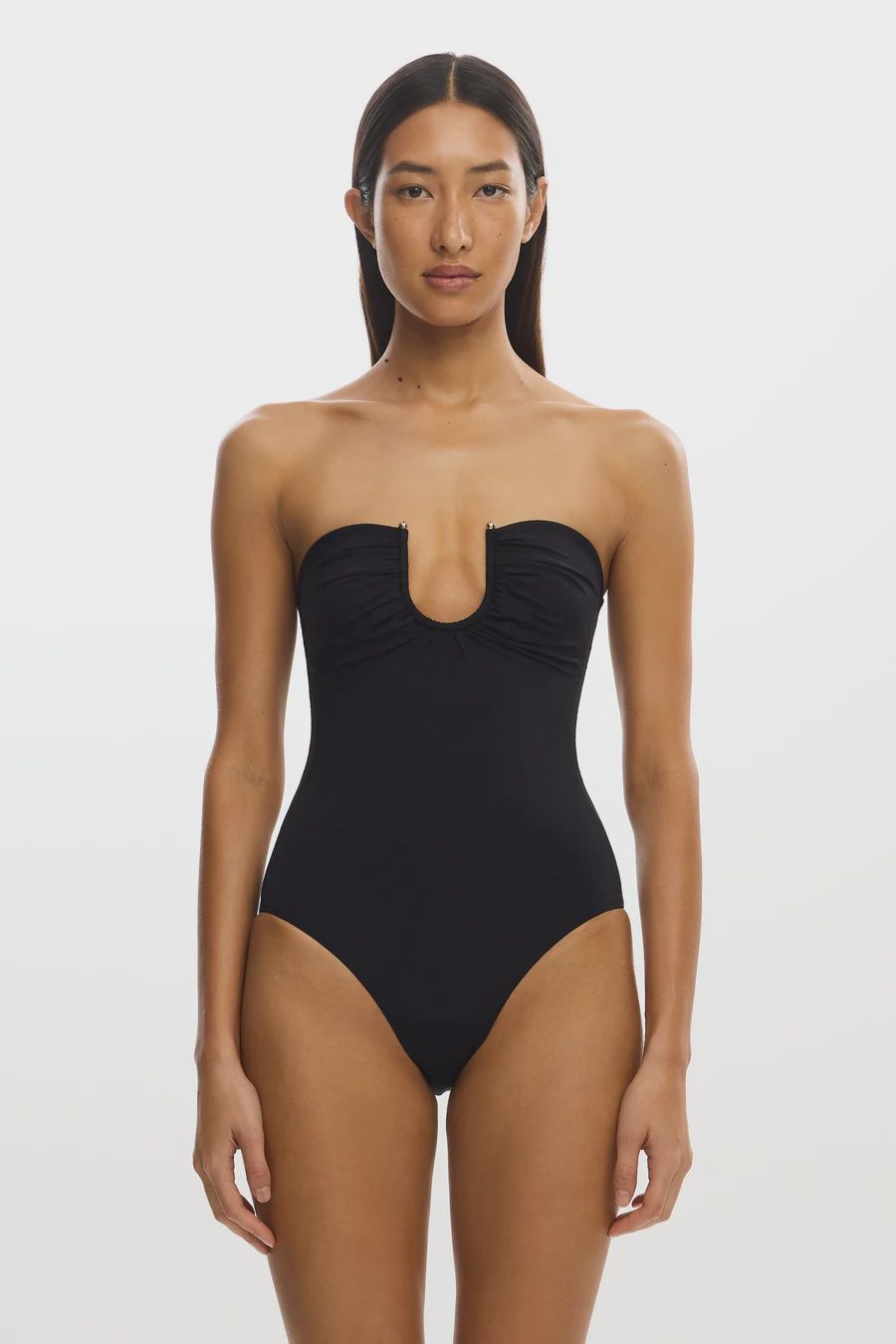 Dolly Maillot One Piece Bathing Suit Black, Size: 2