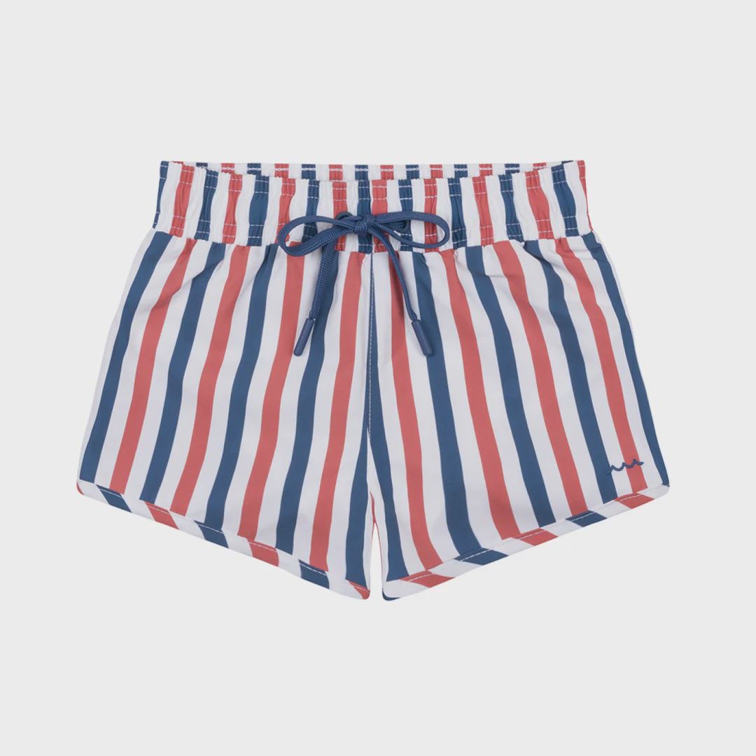 boys surfrider stripe boardie, Size: 2T, Colour: RER, Season: SUMMER 25