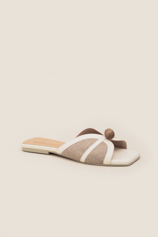Biba Slides Ivory