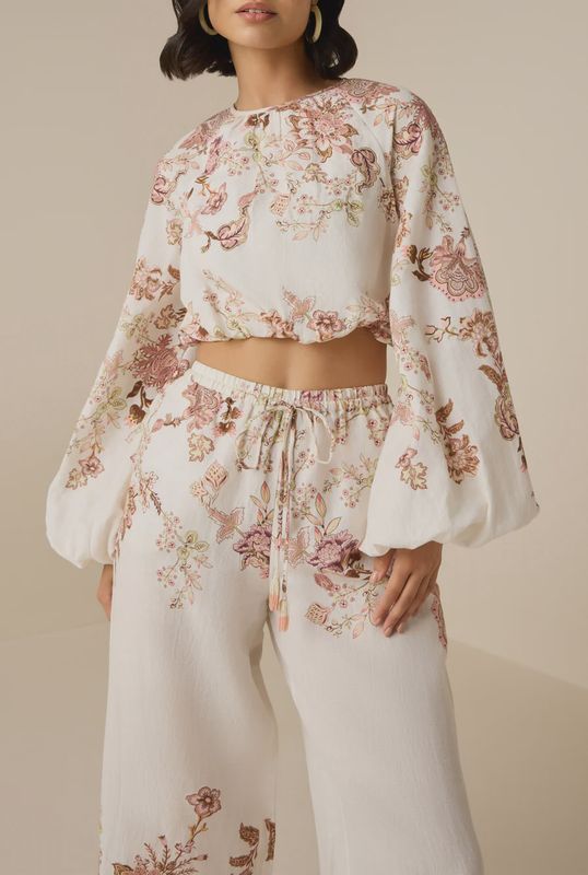 Bubble Hem Top White