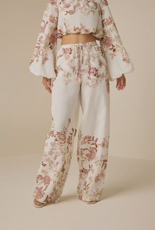 Diza  Pull On Pants Off- White