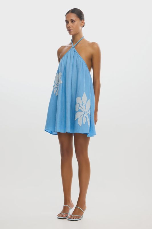 Tammy Mini Dress Cerulean