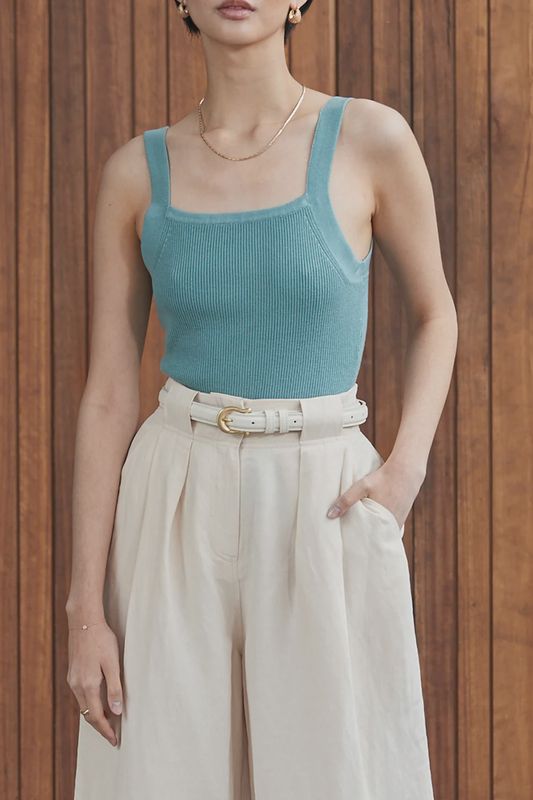 The Adela Belt Ecru Cognac