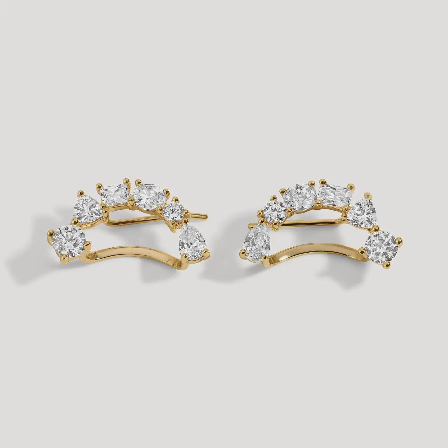 Mavis Ear Climber, Color: gold