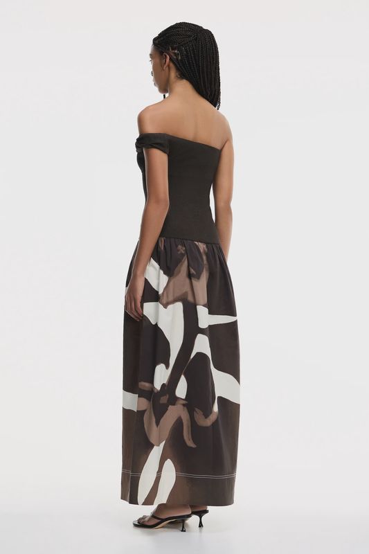 Charley Maxi Dress Espresso Orchid