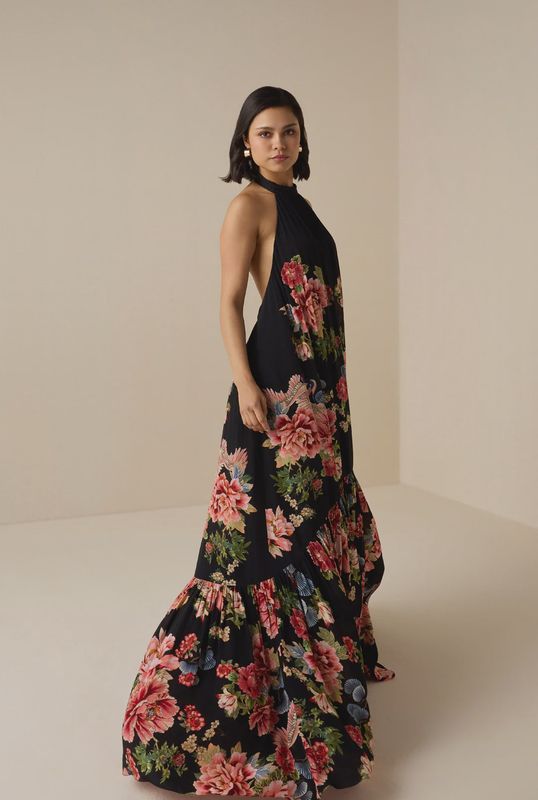 Rani Long Dress Black