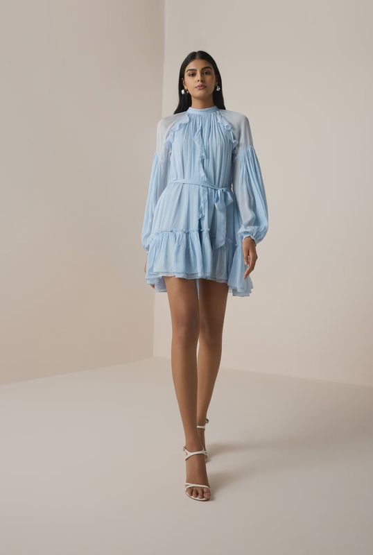 Hiya Short Dress Powder Blue