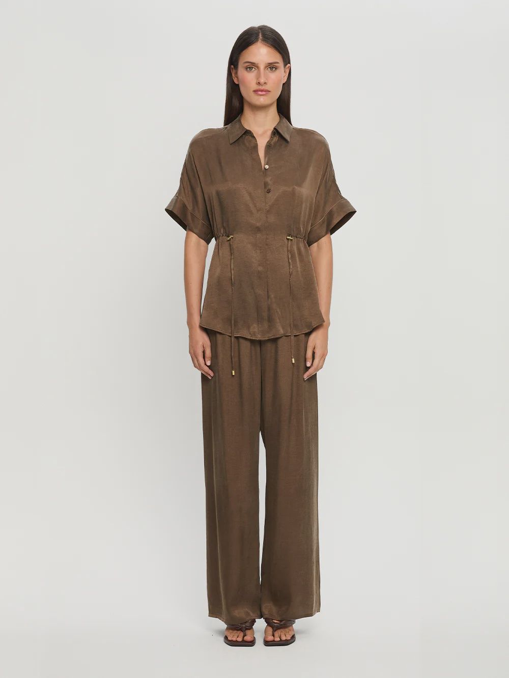 Jaxon Shirt Mocha, Size: L