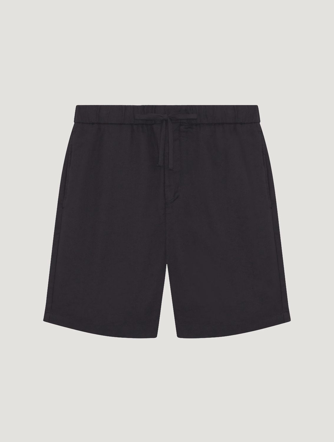 Felipe Linen Shorts Black