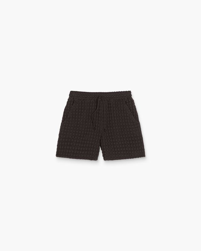 Men&#39;s Nearly Black Porto Waffle Shorts
