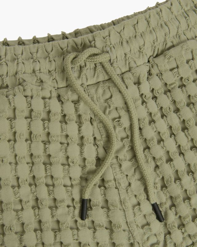 Men's Dusty Green Porto Waffle Shorts