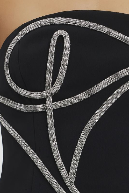Abbey Mini Dress Black