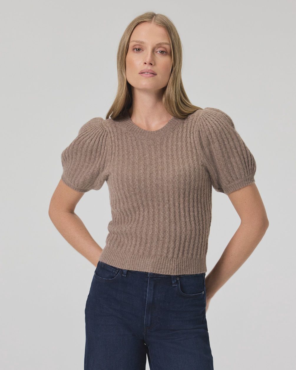 Lucerne Top / Heather Brown, Size: XS