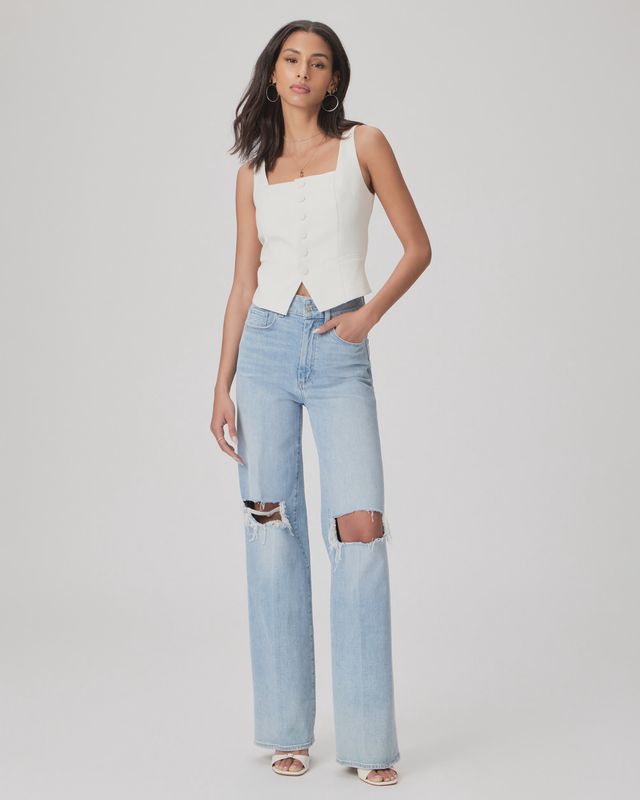 Sasha Maeve Destructed Jeans
