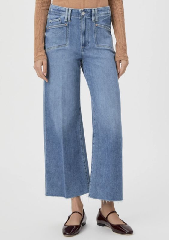 Anessa Set in Pockets + Raw Hem Sunnie Distressed Jeans
