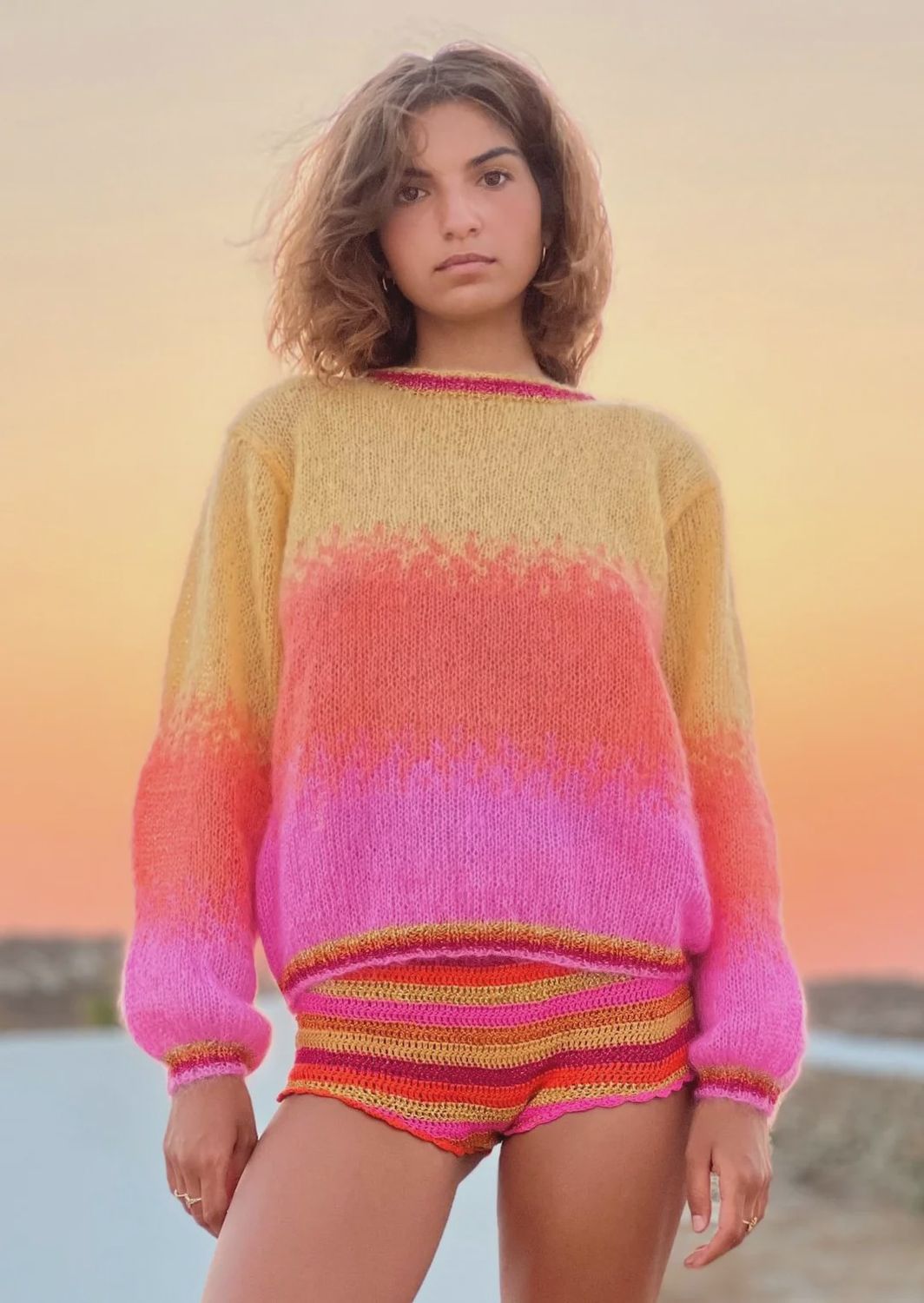 Tie Dye Sweater Barbapapa, Size: 1