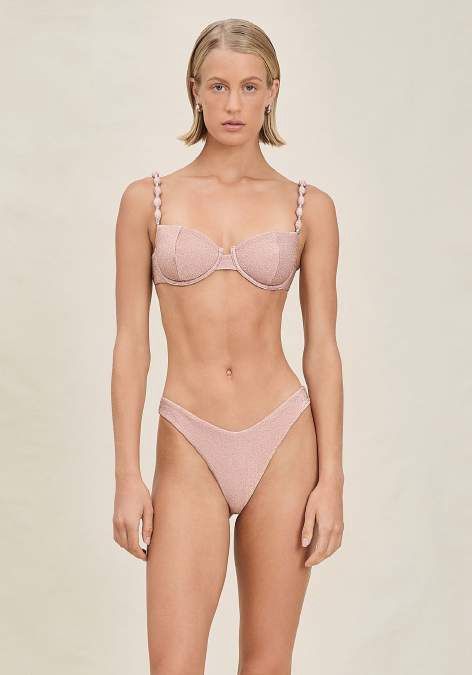 Lydia Bathing Suit Top Rosette, Size: X-Small