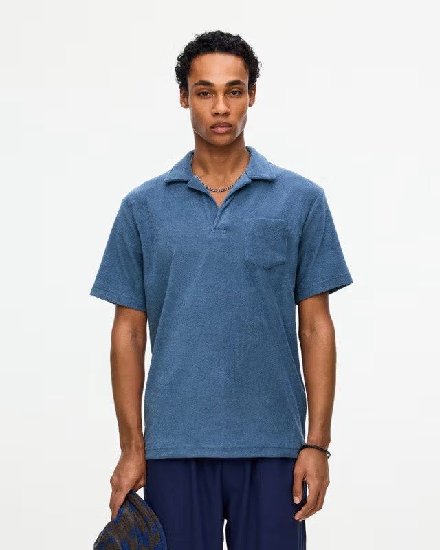 Men's Coronet Polo Terry Shirt, Size: Small
