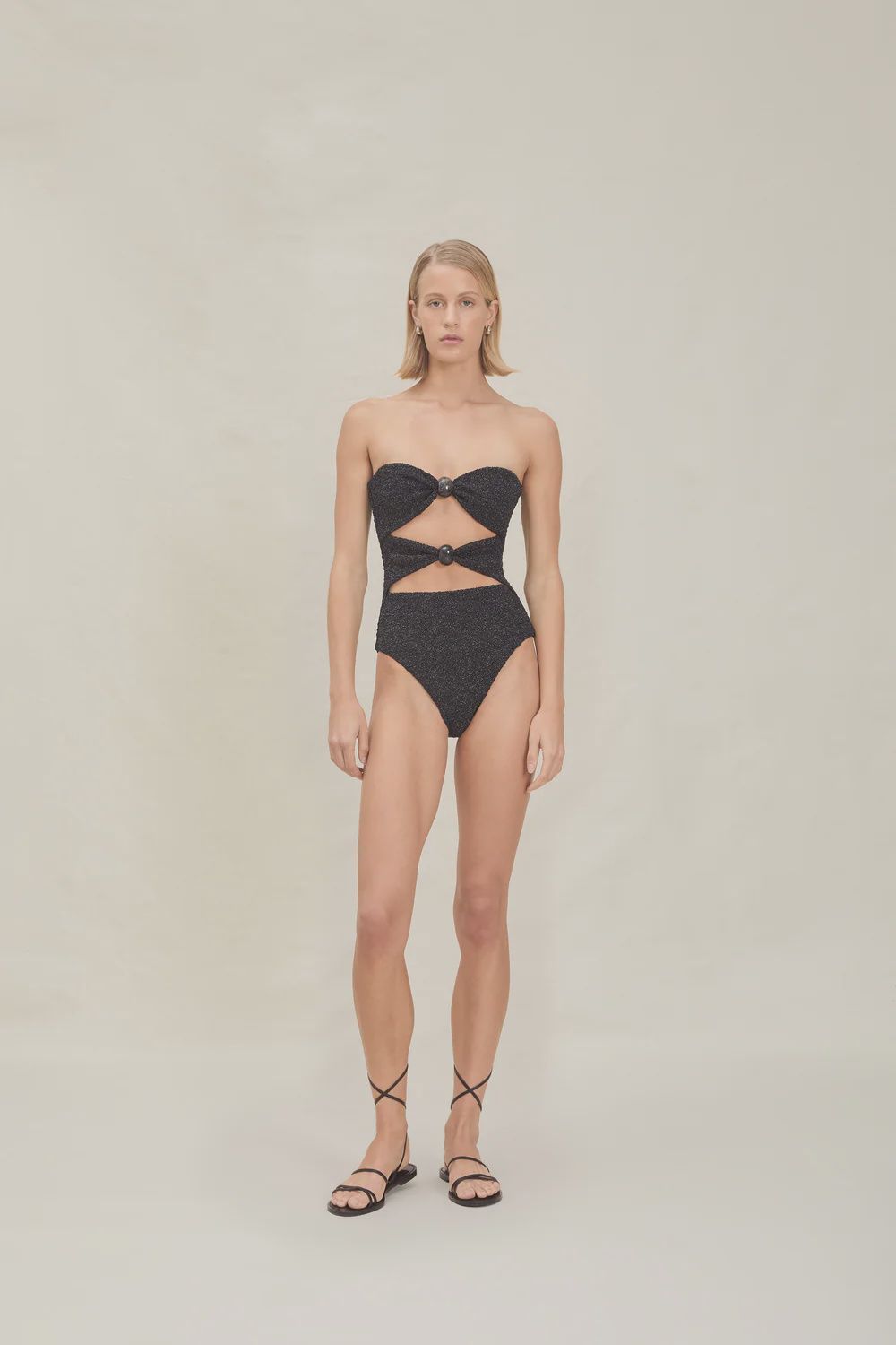 Misha Bathing Suit Full- Piece Raven, Size: X-small