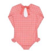 girls malibu gingham rashguard one piece, Colour: GRG, Season: SUMMER 25, Size: 0/6
