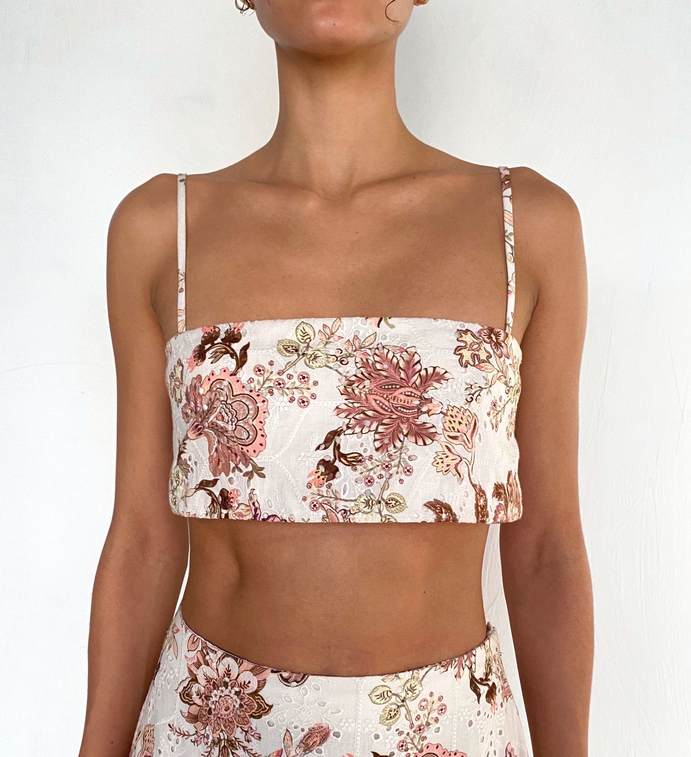 Bustier Top White, Size: X-small