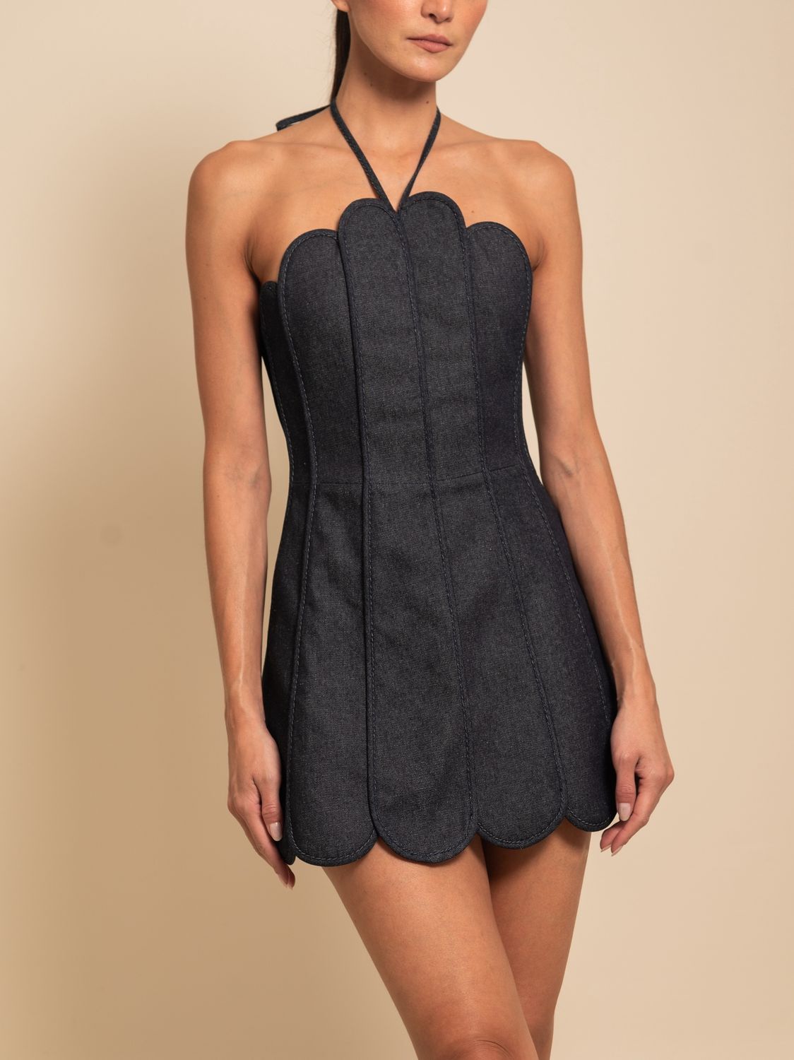 Lenny Dress Indigo, Size: X-small