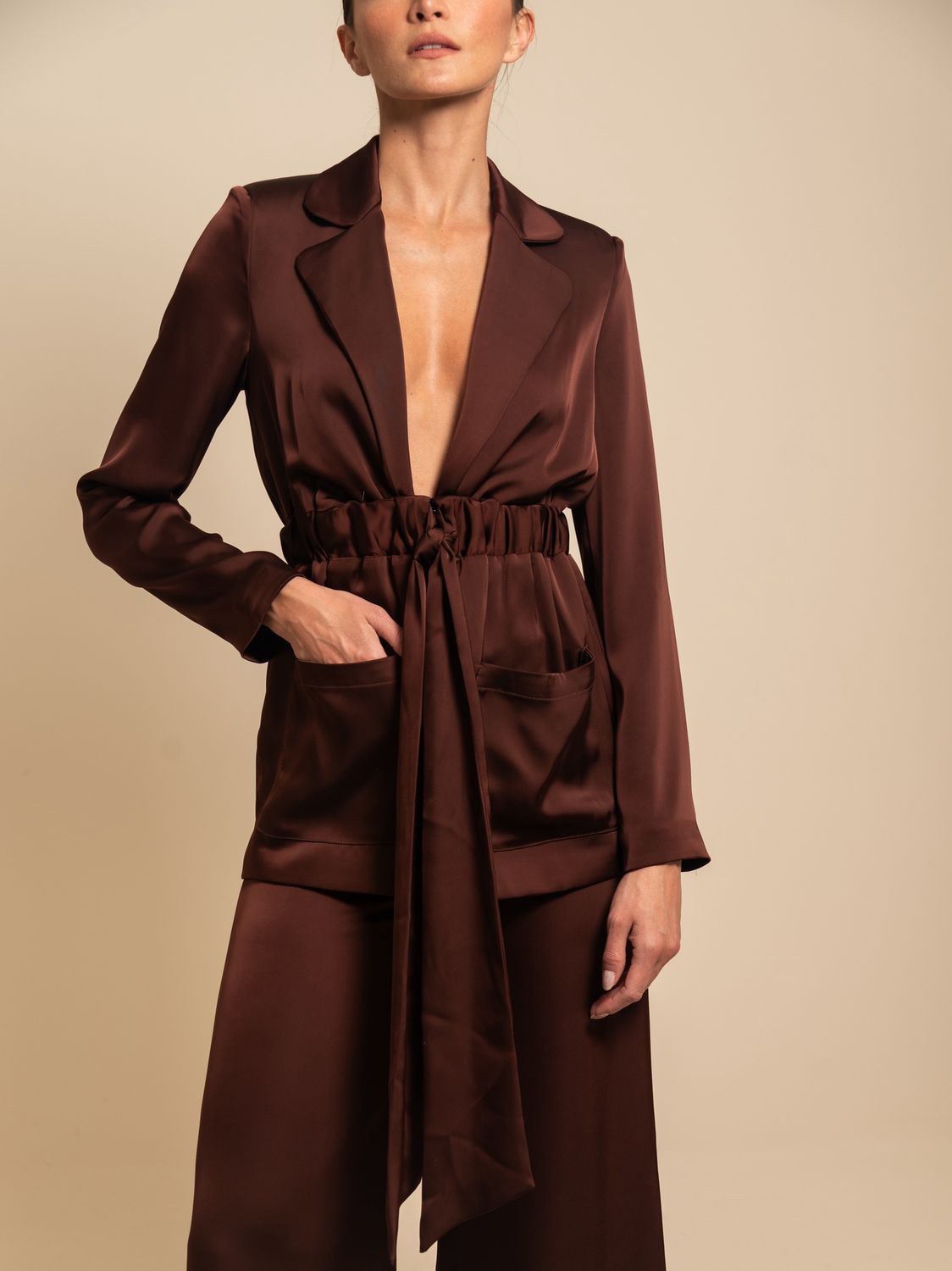 Marie Jacket Espresso, Size: X-small