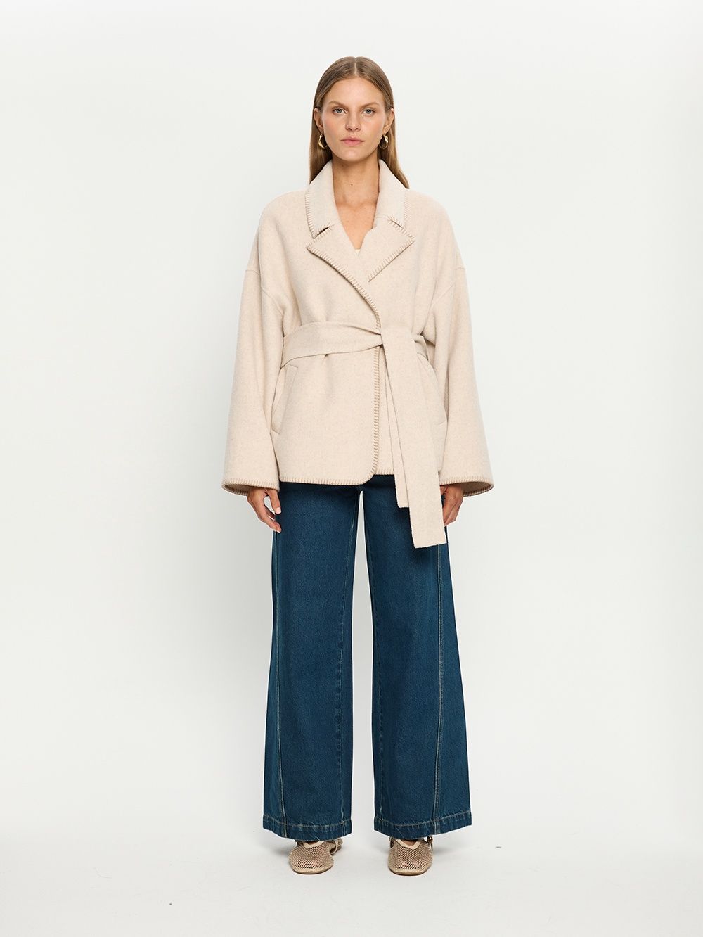 Josephina Coat Oat, Size: L