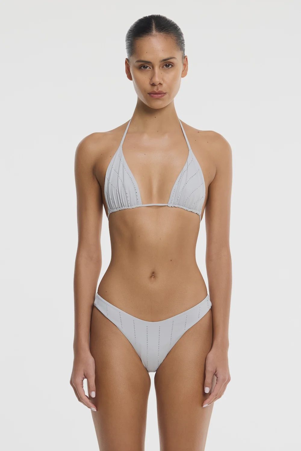 Aleia Brief Swimsuit Pewter, Size: 2