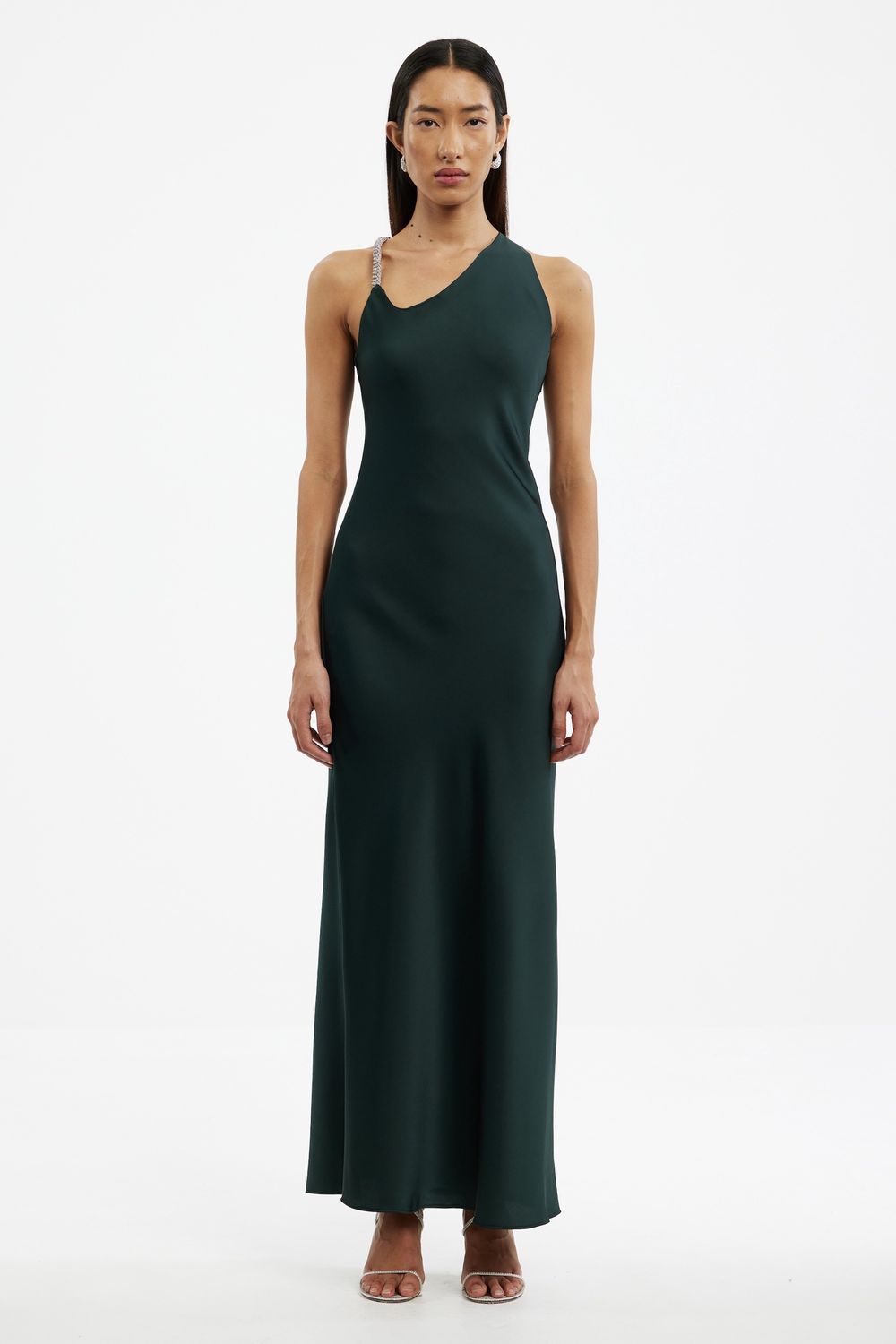 Abbey Maxi Dress Emerald, Size: 2