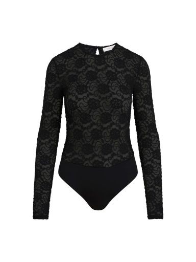 THE HEART OF A WOMAN BODYSUIT, Colour: black, Season: fall 2025, Size: S